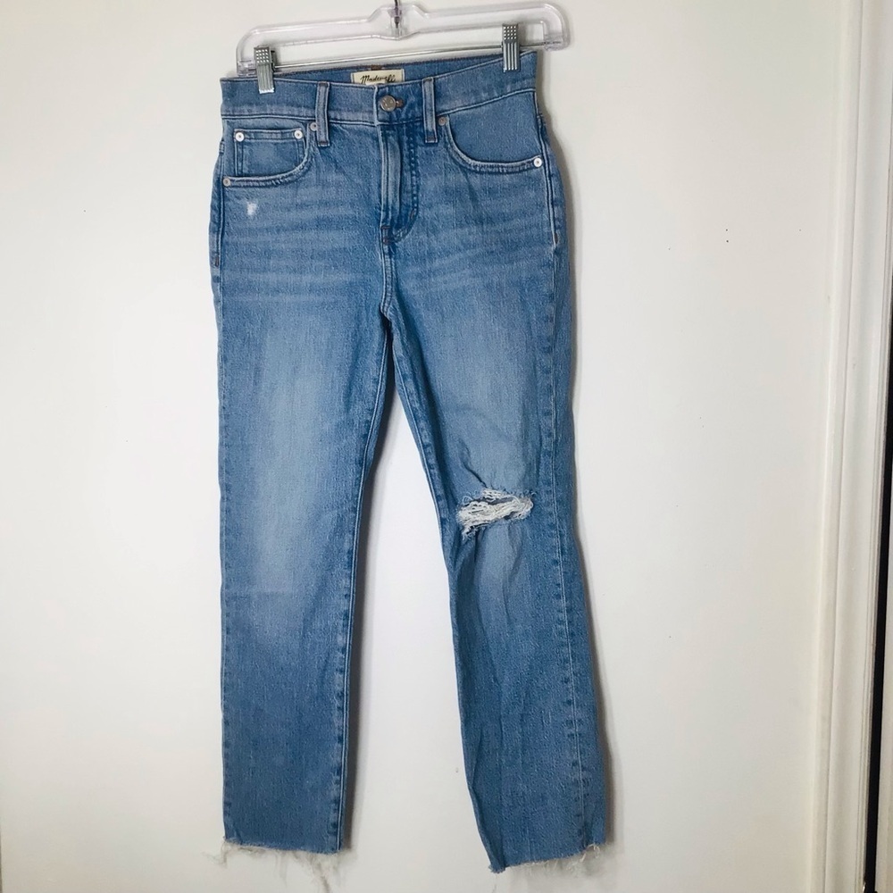 MADEWELL jeans women perfect vintage 25 petite blue